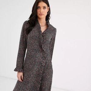 Y.A.S.  dress, animal print grey and pink, size M, new with tags